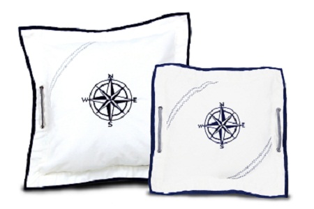 sail cloth pillows in two sizes